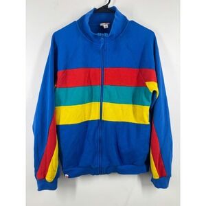 Lego x Target Mens Blue Red Yellow Striped Full Zip Track Jacket Small